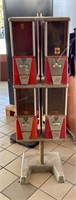 Vintage Oaks 1Cent & 5Cent Candy Machines With Key