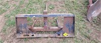 skid steer mount bale spear