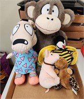 Plush Toy Animals including Nickelodeon- Clean!