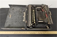 Vtg Corona Typewriter and Case- As Is