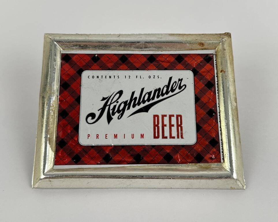 Antique Highlander Beer Missoula Montana Sign