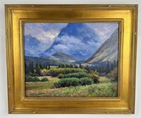 Taylor Lynde Montana Glacier Park Oil Painting