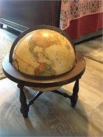 BEAUTIFUL GLOBE IN WOODEN STAND