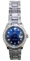 Gent's Oyster Datejust 36 Rolex Watch w/Diamond