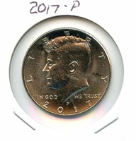 2017-P Kennedy Half Dollar - Not Issued for