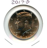 2017-D Kennedy Half Dollar - Not Issued for