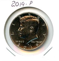 2019-P Kennedy Half Dollar - Not Issued for