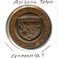 Arizona Centennial Token - 1963