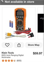 Klein Tools  600V Auto Ranging Digital Multimeter