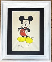 Andy Warhol Disney Watercolor "Icon Mickey"