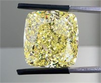$7.2M GIA 40.70 Carat Fancy Intense Yellow Diamond