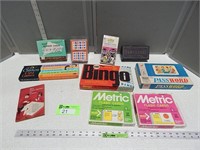 Bingo, flash cards, and other learning games
