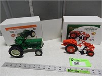 Oliver 1355 tractor, and Allis G toy tractor in or