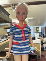 1971 BATTERY OPERATED MATTEL DOLL 20 IN. TALL