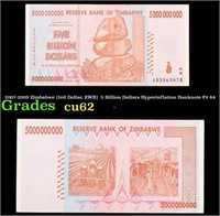 2007-2008 Zimbabwe (3rd Dollar, ZWR)  5 Billion Do