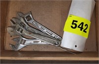 LOT 4 - 6" CRESCENT  STYLE WRENCHES