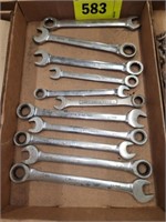 FLAT OF VARIOUS RATCHETING WRENCHES