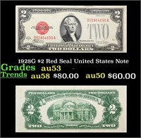 1928G $2 Red Seal United States Note Grades Select