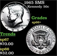 1965 SMS Kennedy Half Dollar 50c Grades