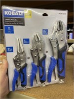 kolbalt new locking pliers set, 6.5,7 and 10 in