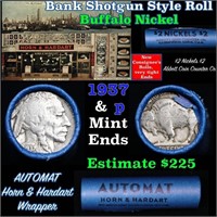 Buffalo Nickel Shotgun Roll in Old Bank Style 'Abb