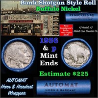 Buffalo Nickel Shotgun Roll in Old Bank Style ' Na