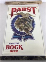 1984 Pabst Bock Beer sign poster