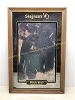 * Seagram's 7 whisky black bear mirror
