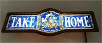 * Long Blatz lighted beer sign 31 X 11  Working