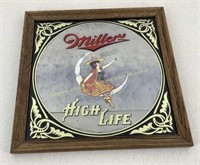 * Old Miller High Life "Girl on the Moon" mirror
