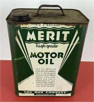 VTG Merit 2 gallon motor oil can