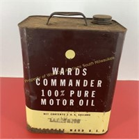 VTG Wards Commander 2 gal motor oil can