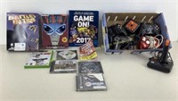 Video Game lot     All games and equipment are