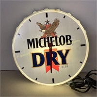 * Michelob Dry bottle cap lighted clock
