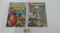 (2) Vtg Comic Books – Gene Autry 1956 /