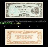 1942 Philippines Under Japanese Occupation 10 Peso