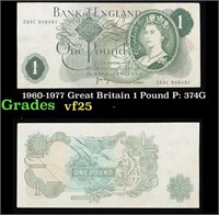 1960-1977 Great Britain 1 Pound P: 374G Grades vf+