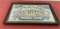 * Michelob Mirror 18 X 26 (Mirror is loose)