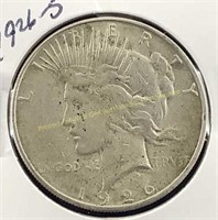 1926-S Peace silver dollar