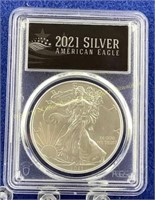 2021 Silver Eagle-Type 1  PCGS graded MS70