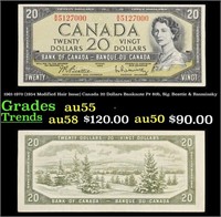 1961-1970 (1954 Modified Hair Issue) Canada 20 Dol