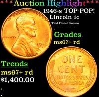 ***Auction Highlight*** 1946-s Lincoln Cent TOP PO
