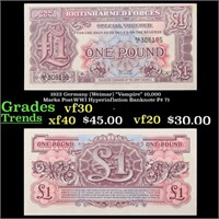 Set of 2 Concecutive 1950 Great Britain 1 pound Mi