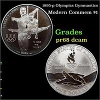 Proof 1995-p Olympics Gymnastics Modern Commem Dol