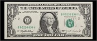 1995 Set of 2 Concecutive Federal Reserve Note Gra