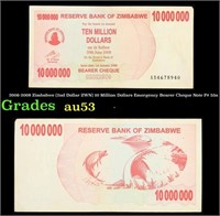 2006-2008 Zimbabwe (2nd Dollar ZWN) 10 Million Dol