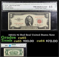 **Star Note** 1953A $2 Red Seal United States Note