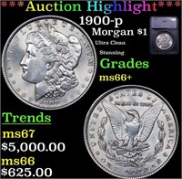 ***Auction Highlight*** 1900-p Morgan Dollar $1 Gr