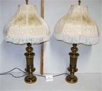 Brass Lamps & Shades