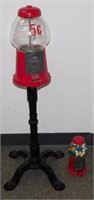 ** Metal Gumball Machine on Stand & Smaller